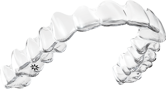 Large Invisalign aligner